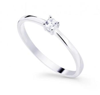 Cutie Jewellery Minimalistický prsteň z bieleho zlata Z8008-10-X-2 54 mm