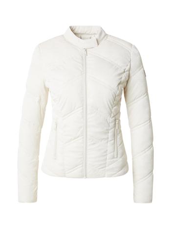 GUESS Átmeneti dzseki 'NEW VONA'  krém / ezüst