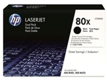 HP 80X CF280XD dvojbalení čierný (black) originálny toner