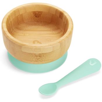 Munchkin Bambou Suction Bowl & Spoon jedálenská súprava pre deti 6 m+ 1 ks