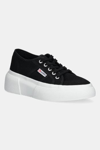 Tenisky Superga BUBBLE čierna farba, S2132LW