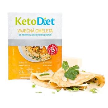 KetoDiet proteínová omeleta so syrovou príchuťou (7 porcií) (8594181012041)