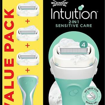 WILKINSON Intuition Naturals Sensitive holiaci strojček + 3 náhradné hlavice (4027800407132)