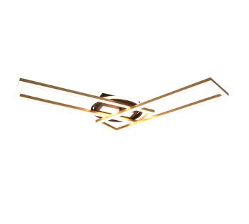 LED stropné osvetlenie Reality Twister mosadz R67183108