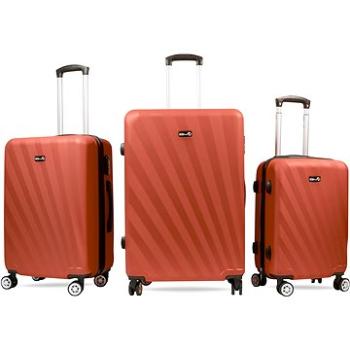 Aga Travel Súprava cestovných kufrov MR4653 Červená (MR4653-Dark Red)
