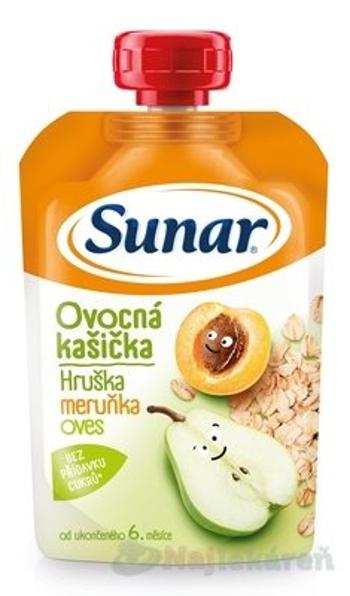 Sunar Ovocná kašička hruška, marhuľa, ovos (od ukonč. 6. mesiaca) 120 g