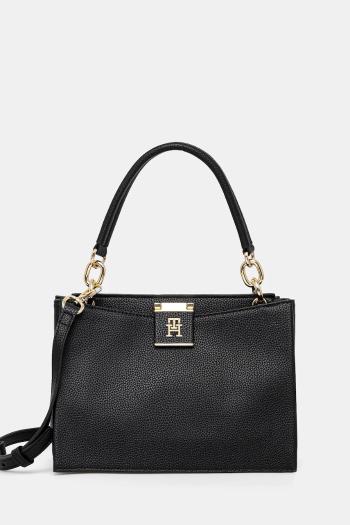 Kabelka Tommy Hilfiger čierna farba, AW0AW17190