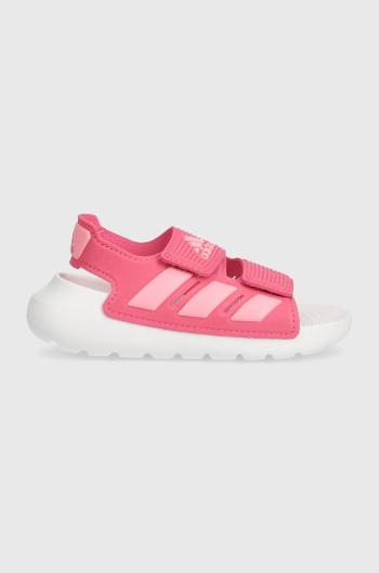 Detské sandále adidas ALTASWIM 2.0 C ružová farba