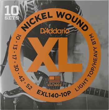 D'Addario EXL140-10P Struny pre elektrickú gitaru