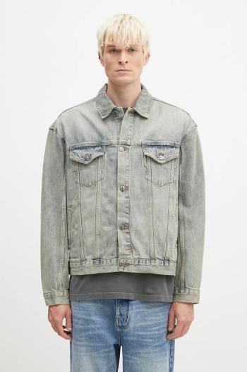 Rifľová bunda KSUBI Oh G pánska, prechodná, oversize, MFA24JK003