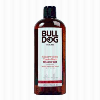 BULLDOG cedarwood & tonka bean shower gel 500 ml