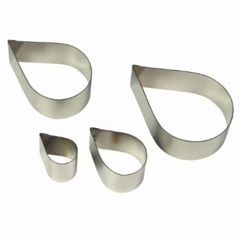 Cakesupplies Sada vykrajovátek - slzičky 4 ks
