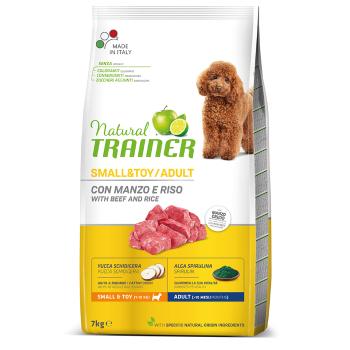 2x7kg Trainer Dog Natural Adult Mini marha & rizs száraz kutyatáp