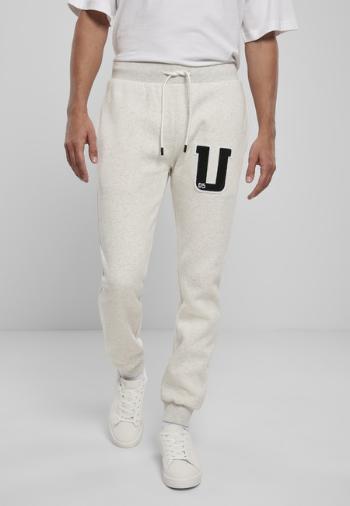 Urban Classics Frottee Patch Sweatpants lightgrey - S