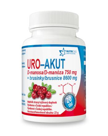 NUTRICIUS Uro - Akut 20 tabliet