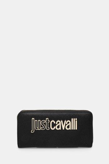 Peňaženka Just Cavalli dámska, čierna farba, 78RA5PB1 ZS766