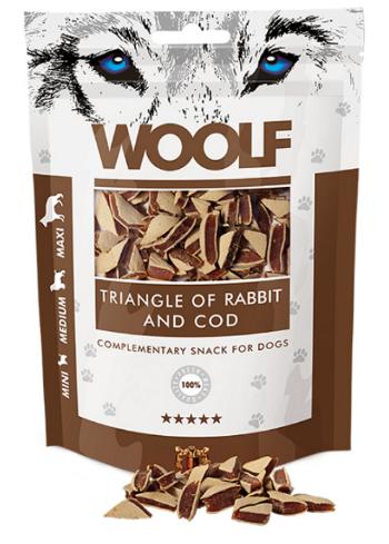 Woolf Dog Rabbit and Cod Triangle 100 g