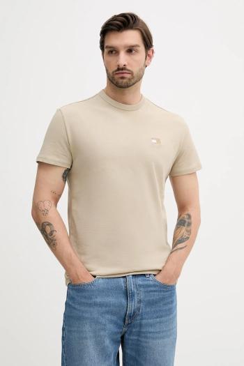 Bavlnené tričko Tommy Jeans jednofarebné