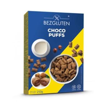 BEZGLUTEN Choco puffs kakaové vankúšiky s náplňou 250 g