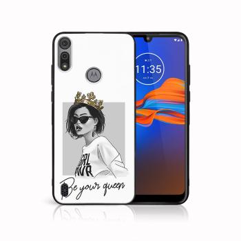 MY ART Silikónový kryt Motorola Moto E6s GIRL (139)