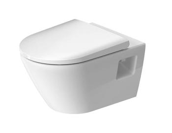 DURAVIT - D-Neo Závesné WC s doskou SoftClose, Rimless, biela 45780900A1