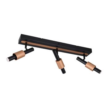 Fekete-bronzszínű LED spotlámpa 20,5x63 cm Ikaris – Trio Select