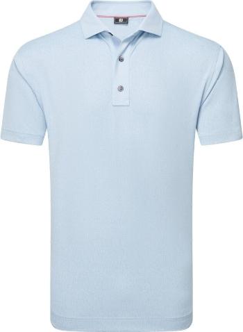 Footjoy Etched Texture Print Lisle Mens Skyway L Polo košeľa