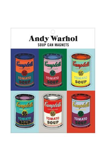 Sada magnetov Galison Andy Warhol Soup Can 6-pak