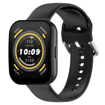 SILICONE Vymeniteľný remienok pre Amazfit Bip 5 čierny