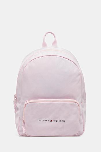 Detský ruksak Tommy Hilfiger ružová farba, veľký, jednofarebný, AU0AU01864