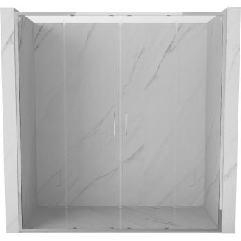 MEXEN/S - Exo dvojité posuvné sprchové dvere 190 cm, transparent, chróm 8152-190-000-01-00