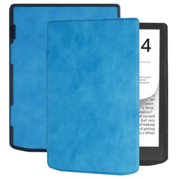 SOFT Zaklápacie puzdro Pocketbook InkPad 4 743G / InkPad Color 3 743K3 / InkPad Color 2 743 svetlomodré