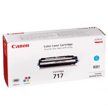 Canon originál toner CRG717, cyan, 4000str., 2577B002, Canon MF-8450, O, azurová