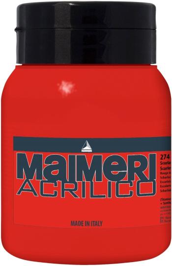 Maimeri Acrilico Akrylová farba Scarlet 274 500 ml 1 ks