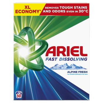 ARIEL Prací prášok, Alpine Fresh, 50 praní, 2.75 kg