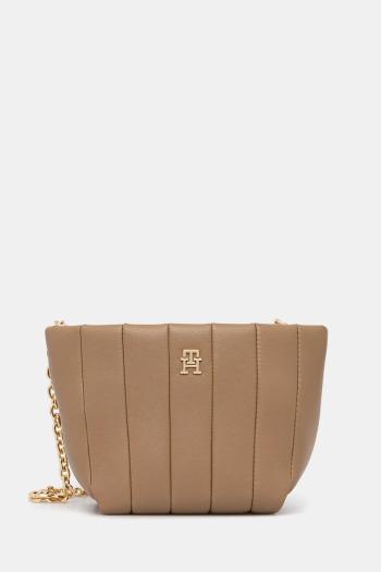 Kabelka Tommy Hilfiger béžová farba, AW0AW17690