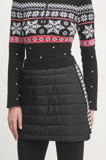 Športová sukňa Newland Noëlle čierna farba, mini, rovný strih, N46623.108