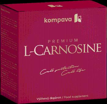 KOMPAVA Premium L-Carnosine 60 kapsúl + Darček ACIDO FIT pomaranč 10ks