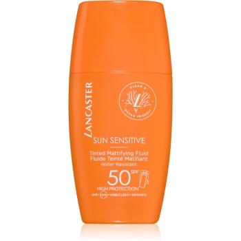 Lancaster Sun Sensitive Tinted Mattifying Fluid zmatňujúca emulzia vodeodolná SPF 50 30 ml