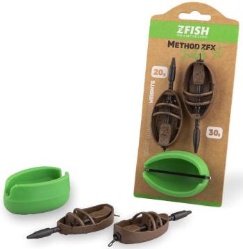 Zfish sada krmítok method feeder set zfx + formička - 20 g a 30 g