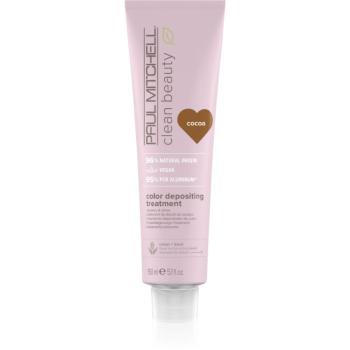 Paul Mitchell Clean Beauty Color Depositing Treatment vyživujúca maska pre farbené vlasy odtieň Cocoa 150 ml