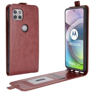 Vyklápacie puzdro Motorola Moto G 5G hnedé