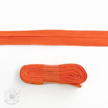 Lemovací prúžok bavlna - 3 m orange