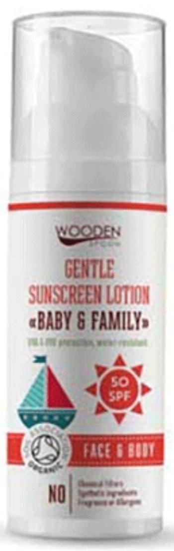 WOODENSPOON Opaľovacie telové mlieko Baby & Family SPF50 50 ml