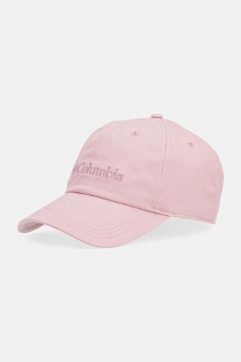 Bavlnená šiltovka Columbia Provisions Ball Cap ružová farba, s nášivkou, 2096351