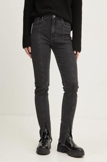 Rifle Karl Lagerfeld Jeans dámske, čierna farba, 246J1100