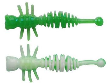 Berkley gumová nástraha powerbait power larvae spring green white - 4 cm 12 ks