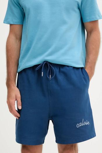 Šortky Calvin Klein Jeans tmavomodrá farba, LV04RC224G