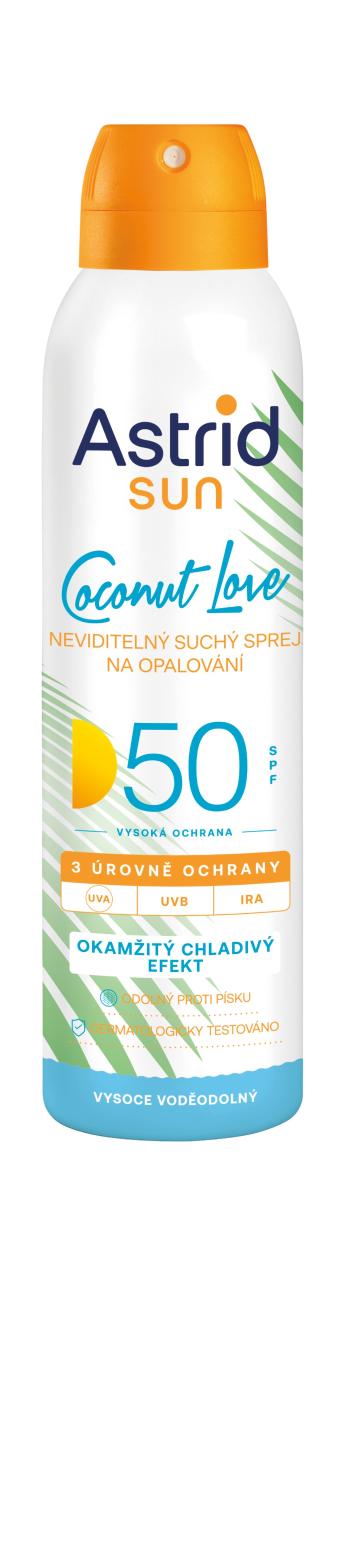 Astrid Neviditeľný suchý sprej na opaľovanie SPF 50 Sun 150 ml