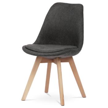 Jedálenská stolička Autronic 48x81 cm sivá látka CT-751 GREY2